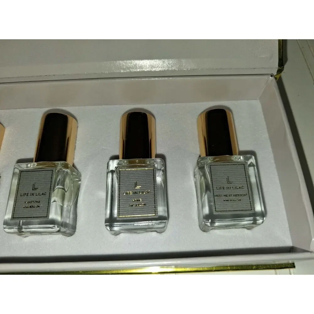 Life in Lilac Perfume Roll-On Gift Set 6 Scents 4ml Each New in Box